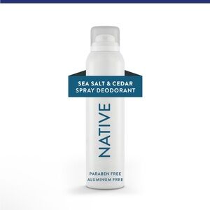 Native Sea Salt & Cedar Deodorant - White and Blue
